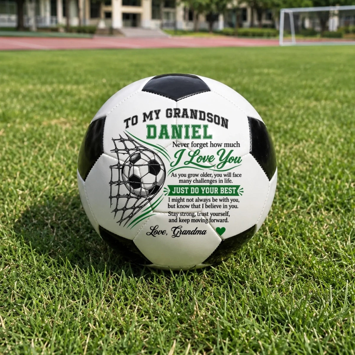 Personalized Soccer Ball for Grandson – Always Believe in Yourself
