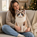 Personalized Pet Photo Shaped Pillow – Sweetest Furry Cuddle Buddy