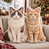 Personalized Pet Photo Shaped Pillow – Sweetest Furry Cuddle Buddy