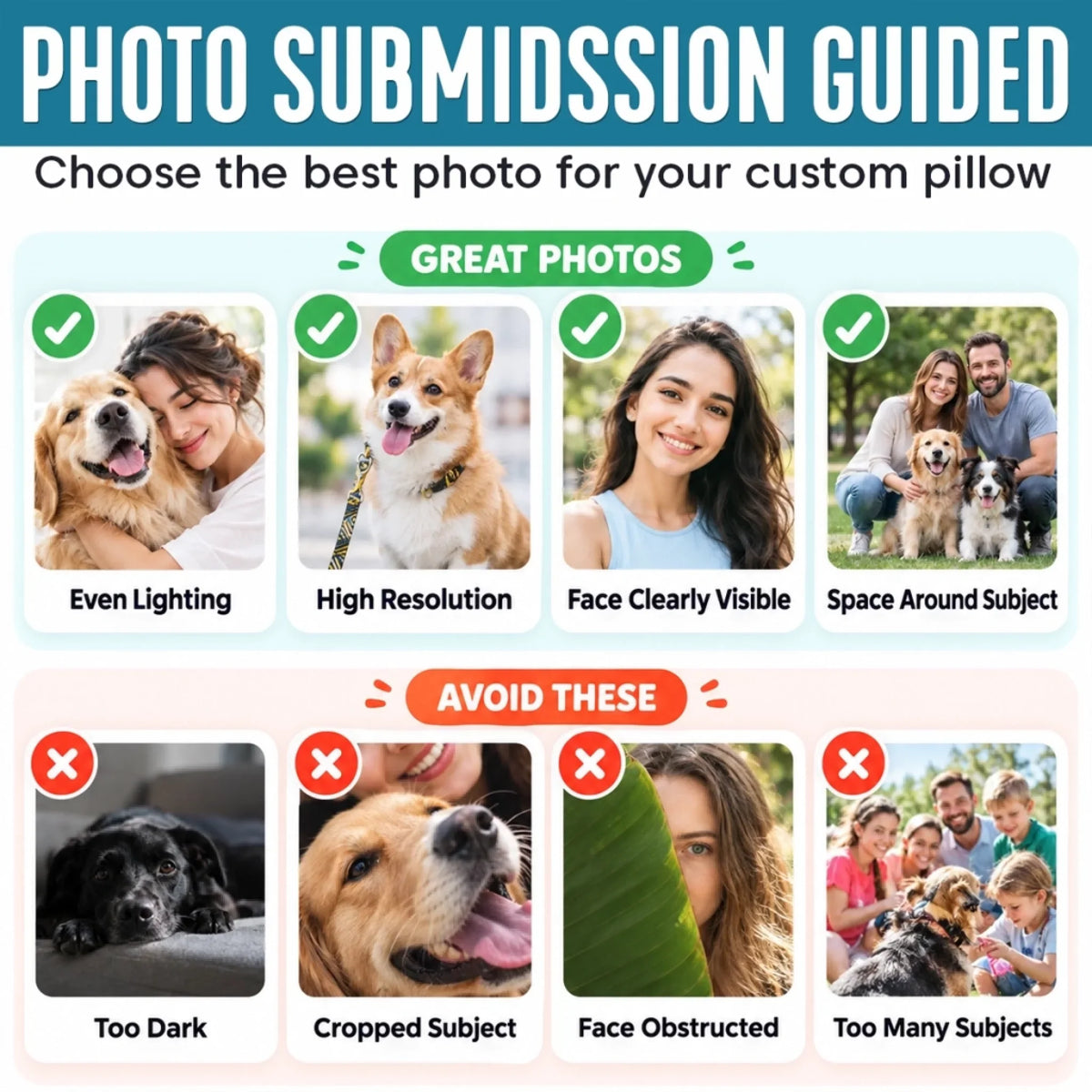 Personalized Pet Photo Shaped Pillow – Sweetest Furry Cuddle Buddy