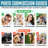 Personalized Pet Photo Shaped Pillow – Sweetest Furry Cuddle Buddy