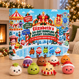 Personalized Squishy Hunt Christmas Advent Calendar – Name on the Box