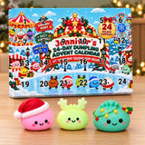 Personalized Squishy Hunt Christmas Advent Calendar – Name on the Box