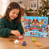 Personalized Squishy Hunt Christmas Advent Calendar – Name on the Box