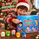 Axolotl Squishy Christmas Advent Calendar – 24 Mini Squishies