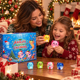Axolotl Squishy Christmas Advent Calendar – 24 Mini Squishies
