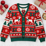 Cheeky Open Back Personalized Ugly Christmas Sweatshirt