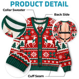 Cheeky Open Back Personalized Ugly Christmas Sweatshirt