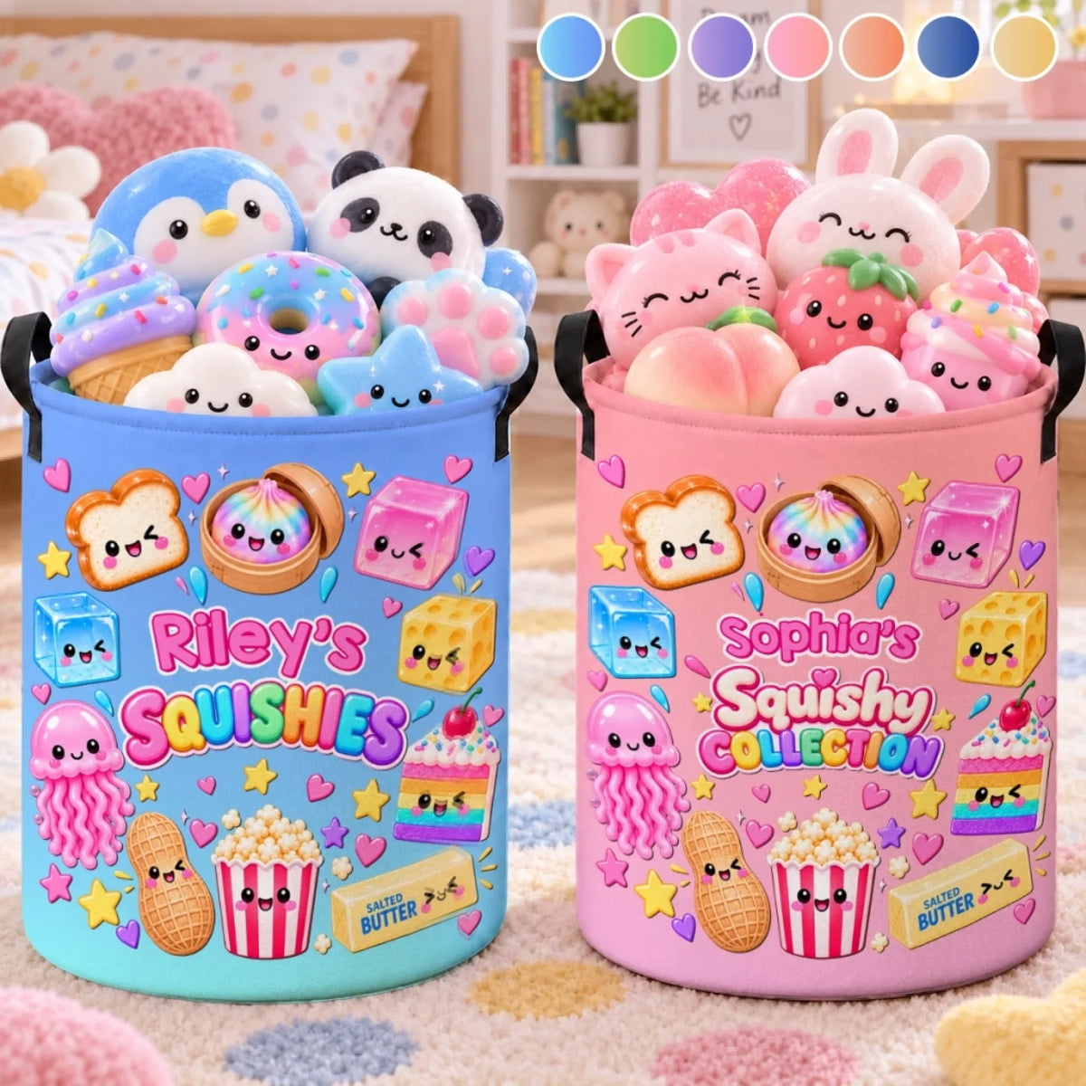 Personalized Squishy Storage Basket – Squish More, Worry Less