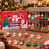 Christmas Countdown Keychain Advent Calendar – 24 Festive Charms
