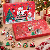 Christmas Countdown Keychain Advent Calendar – 24 Festive Charms