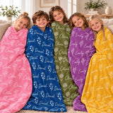Personalized Birth Flower Name Blanket – A Little More Personal
