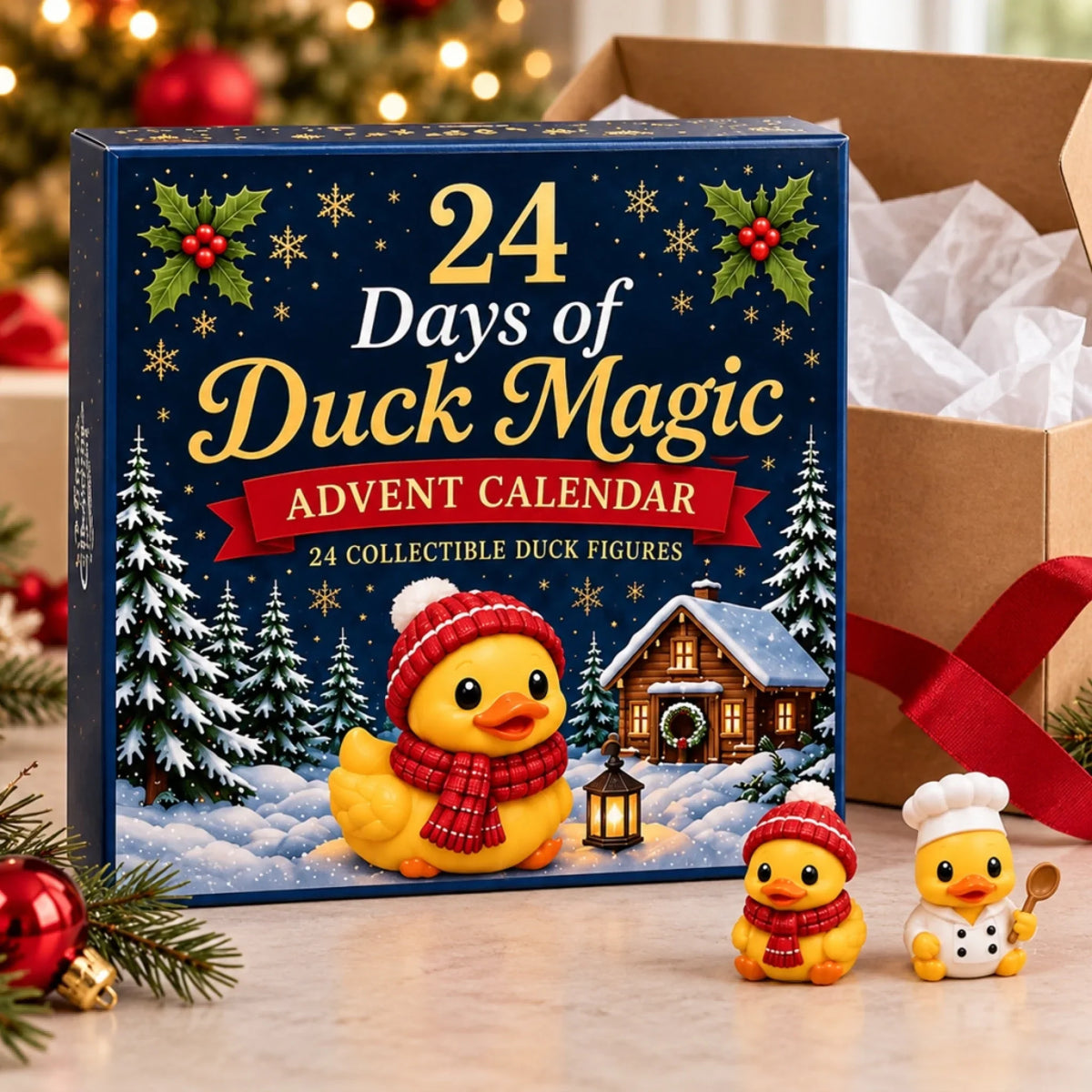Duck Magic Christmas Advent Calendar – 24 Collectible Mini Ducks