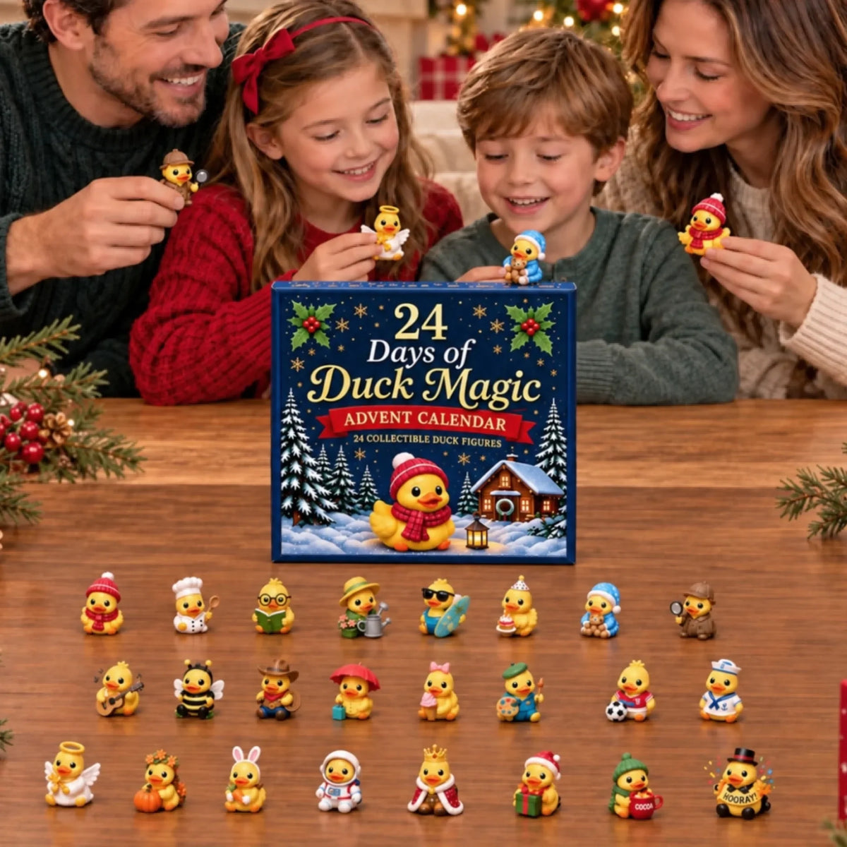 Duck Magic Christmas Advent Calendar – 24 Collectible Mini Ducks