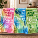 Personalized Name Word-Art Blanket – Little Trouble Maker