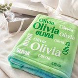 Personalized Name Word-Art Blanket – Little Trouble Maker