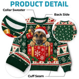 Custom Pet Photo Gift Box Ugly Christmas Sweater