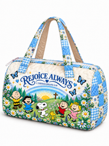 Rejoice Always Personalized Quilted Duffle Bag