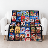 Classic Christmas Movie Memories Blanket