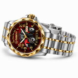 FM Red Tractor Heritage Watch - Personalized Men's Wrist Watch - Gift For Farmers