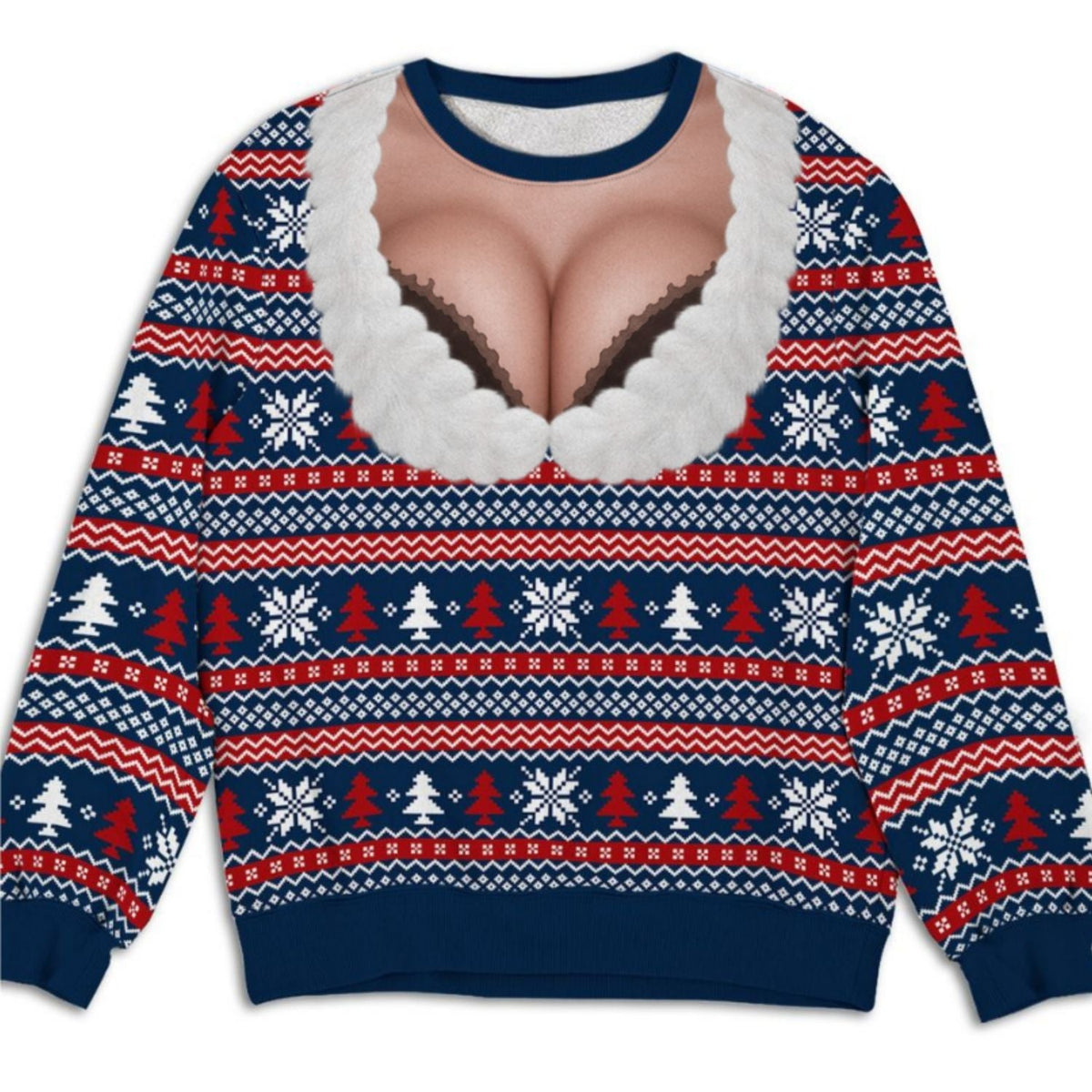 Christmas Joke Personalized All-Over-Print Sweatshirt