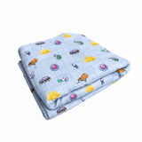 Sky Blue Magical Treasure Hunt and Fantasy Adventure Blanket