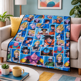 Ultimate Warrior Legends and Superpower Battle Adventure Blanket