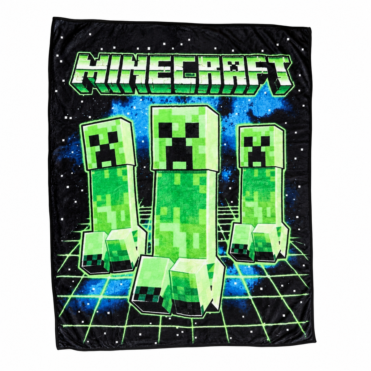Creeper Galaxy Friends Throw Blanket