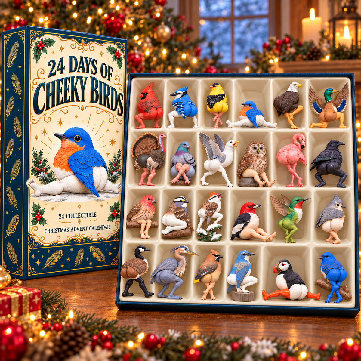 24 Days of Cheeky Birds – Quirky Bird Advent Calendar