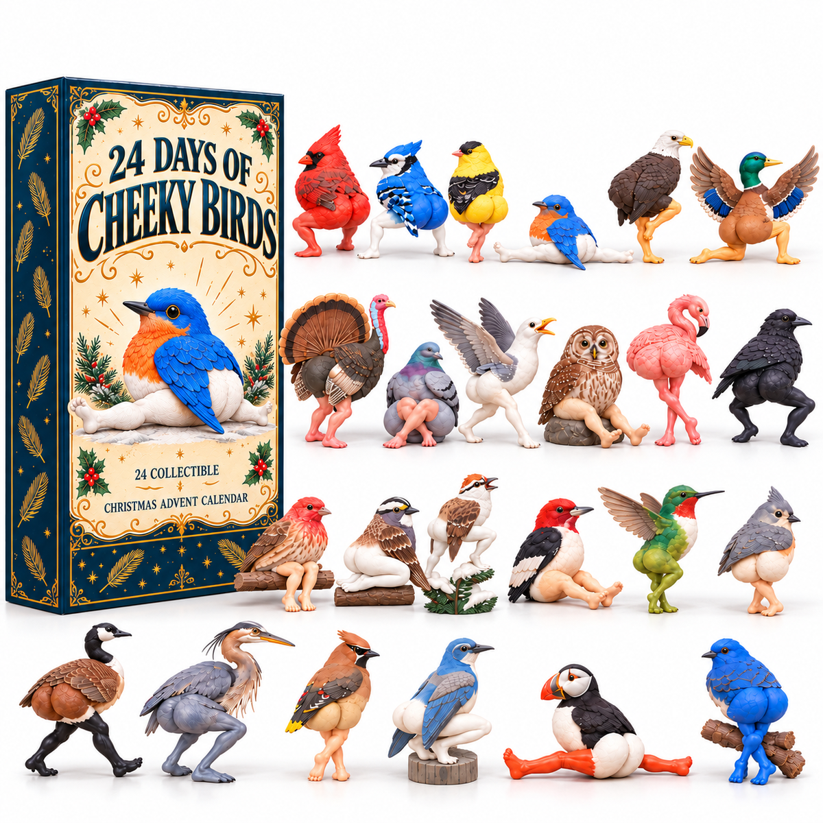 24 Days of Cheeky Birds – Quirky Bird Advent Calendar