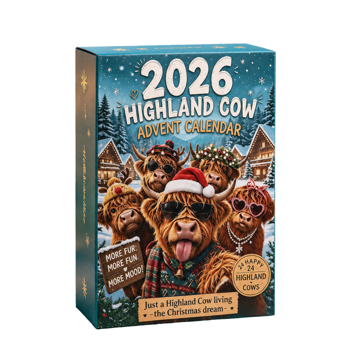 Highland Cow Advent Calendar 2026 – 24 Days of Fluffy Christmas Fun
