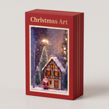 Snowfall Glow Lamp – Christmas Winter Scene Night Light