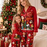 Good Grief It's Christmas Button-Up Pajamas
