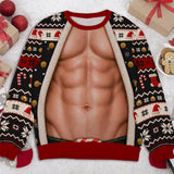 Christmas Funny Couple Personalized All-Over-Print Sweatshirt