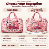 Rejoice Always Personalized Quilted Duffle Bag