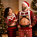 Santa Body Personalized Funny Ugly Christmas Sweatshirt