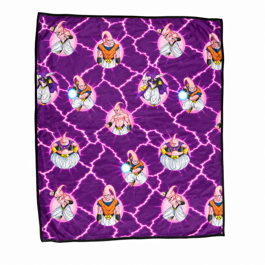 Purple Lightning Power Battle and Epic Warrior Legends Blanket
