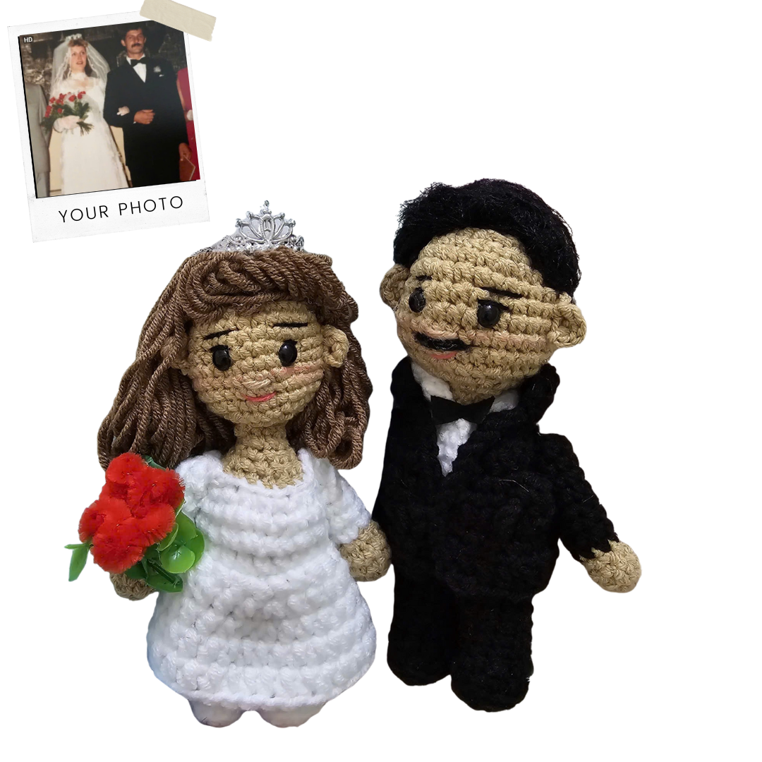 Craftzily Couple Doll Portrait Art Doll