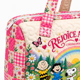 Rejoice Always Personalized Quilted Duffle Bag