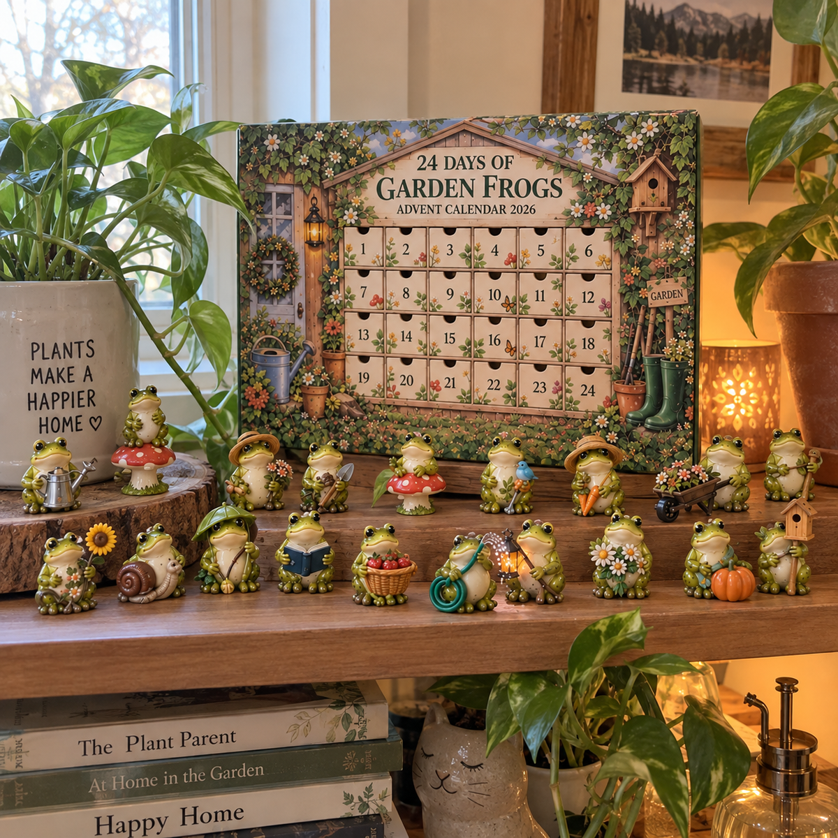 Garden Frog Advent Calendar – 24 Little Frog Friends