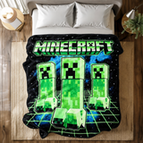 Creeper Galaxy Friends Throw Blanket