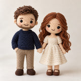 Custom Couple Crochet Dolls from Photo