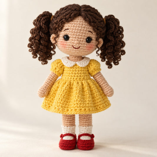 Custom Look-Alike Crochet Doll from Photo