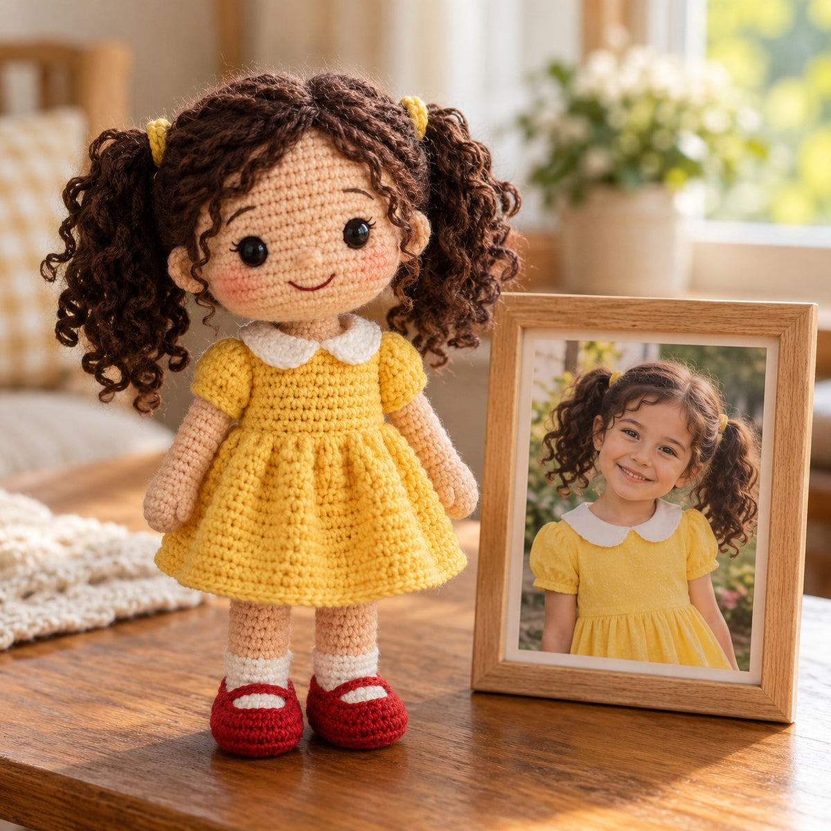 Custom Look-Alike Crochet Doll from Photo – made from your photo
