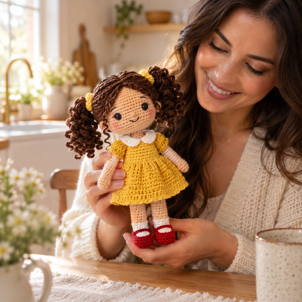 Custom Look-Alike Crochet Doll from Photo – lifestyle