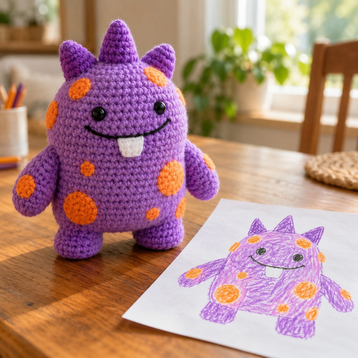 Custom Plush from Kid's Drawing – made from your photo