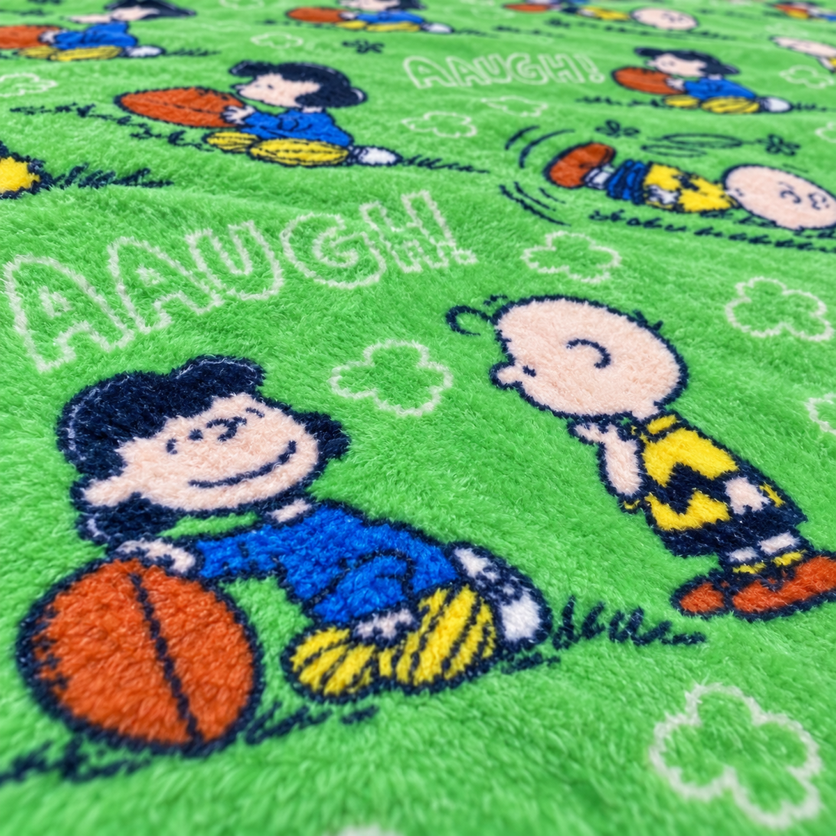 Funny Football Friends Cartoon Adventure Throw Blanket