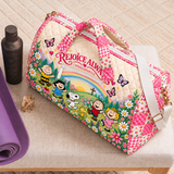 Rejoice Always Personalized Quilted Duffle Bag