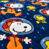 Cosmic Puppy Space Adventure Starry Night Throw Blanket