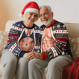 Christmas Funny Couple Personalized All-Over-Print Sweatshirt